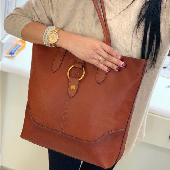 Frye Leather tote Shoulder Bag - Picture 3 of 7